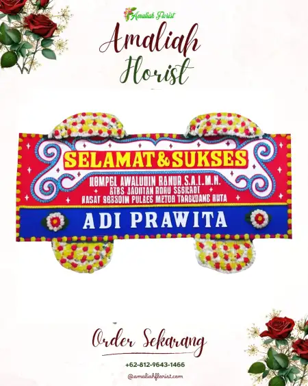 Papan Bunga Ucapan Selamat Bago