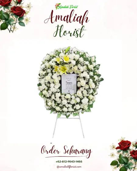 Krans Bunga Duka Bago